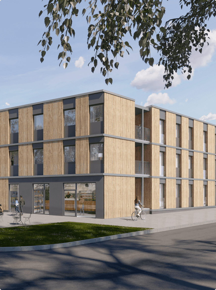 WOHNGEBÄUDE für GEFLÜCHTETE