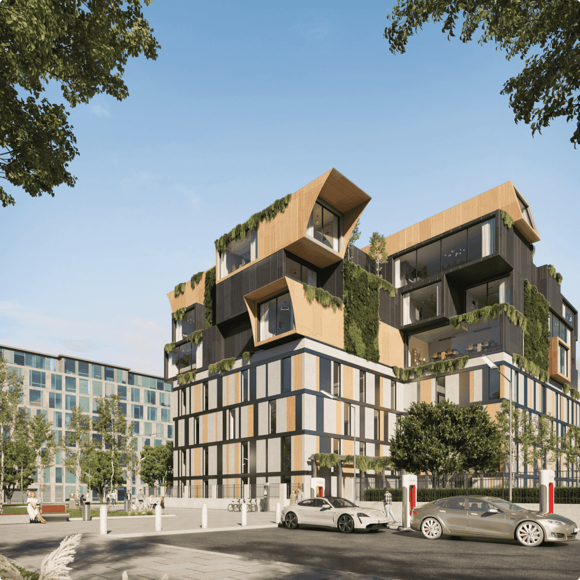 Urban development with MDL timber modules