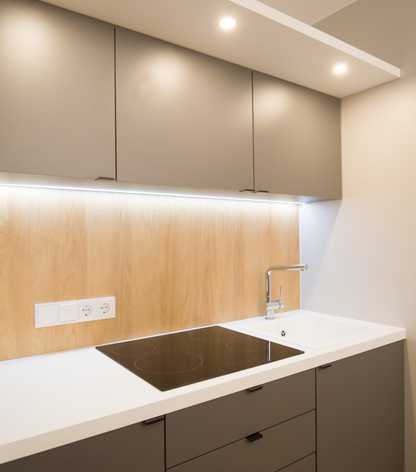 Kitchen of a MDL Module micro flat apartment